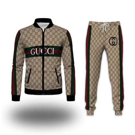 men's gucci matching set|Gucci men's jacket.